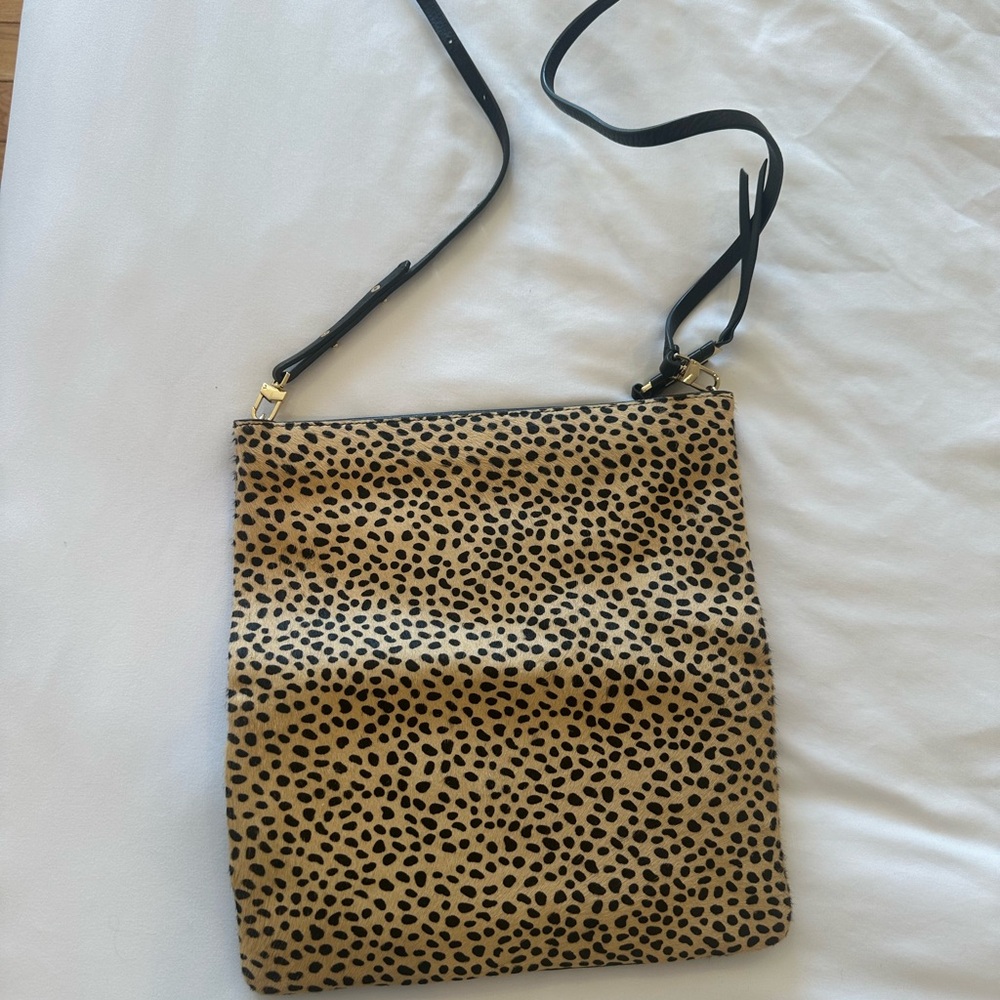 Stella & Dot Cheetah Print Crossbody Bag